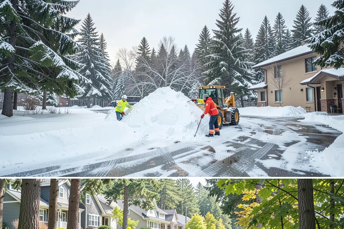 Credit Union Snow Removal in Normandy Park, King County, WA - Coverage matters most from late November through February during lowland freeze events.