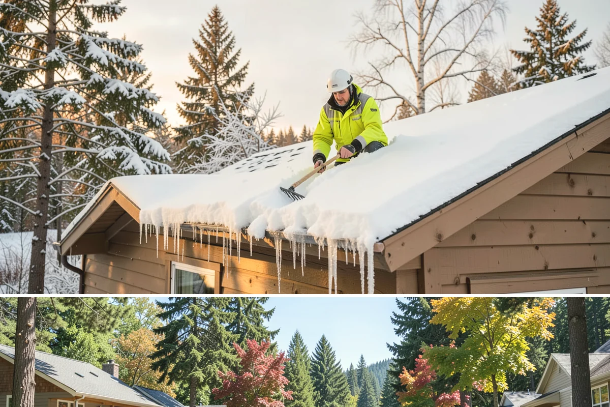Credit Union Snow Removal in Orting, Pierce County, WA - Coverage matters most from late November through February during lowland freeze events.
