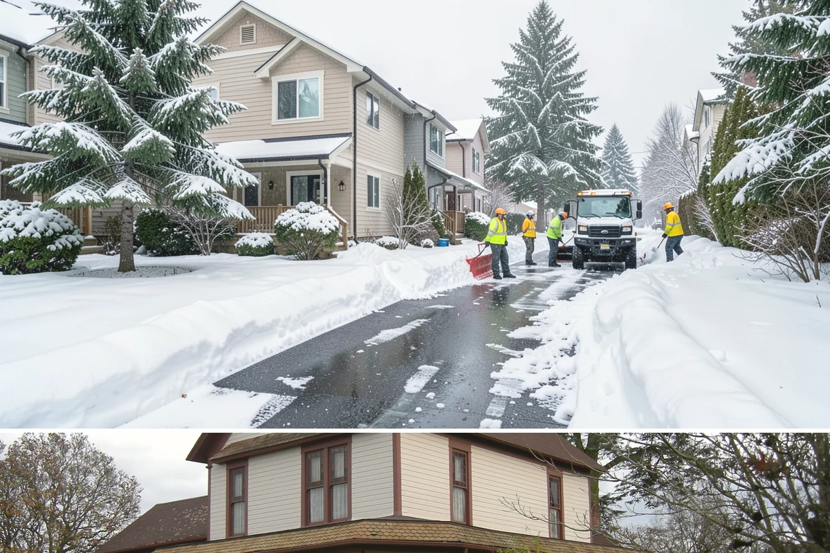 Credit Union Snow Removal in Sumner, Pierce County, WA - Coverage matters most from late November through February during lowland freeze events.