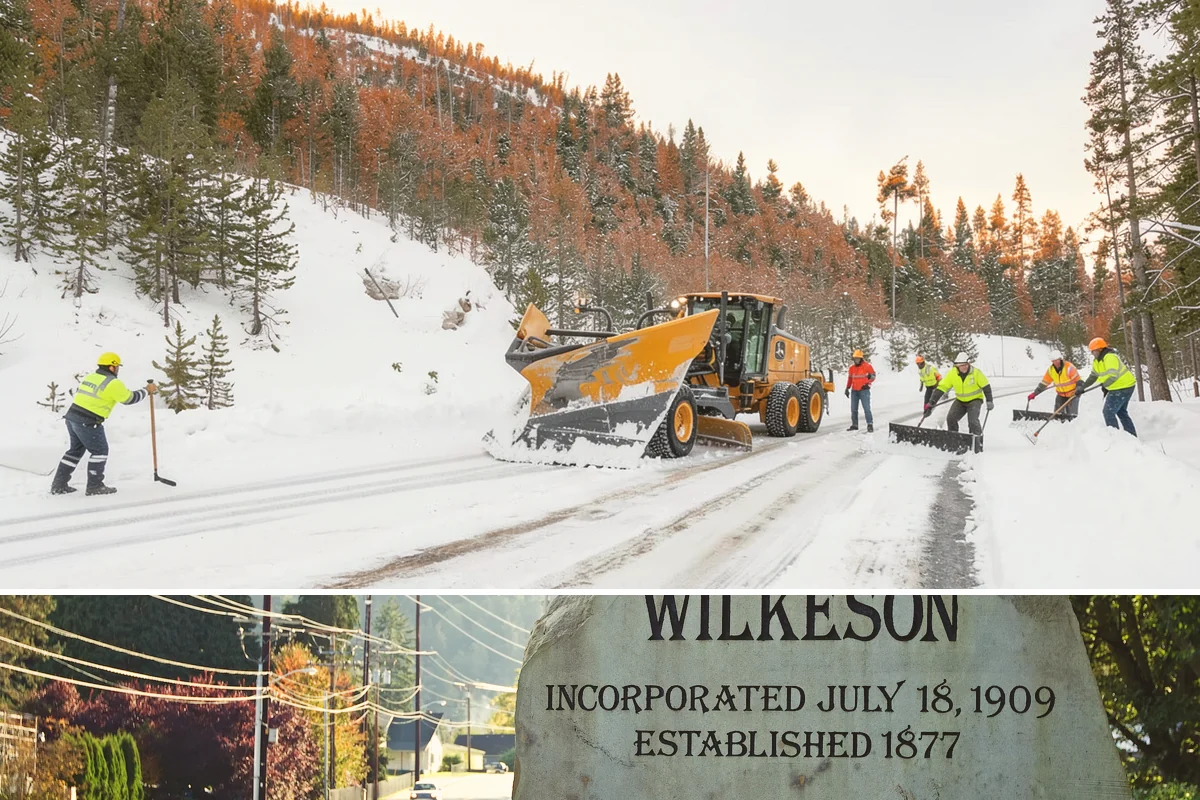 Credit Union Snow Removal in Wilkeson, Pierce County, WA - Coverage matters most from late November through February during lowland freeze events.