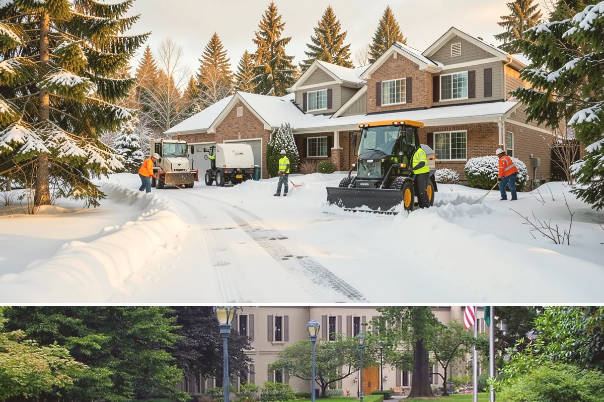 Credit Union Snow Removal in Woodinville, King County, WA - Coverage matters most from late November through February during lowland freeze events.