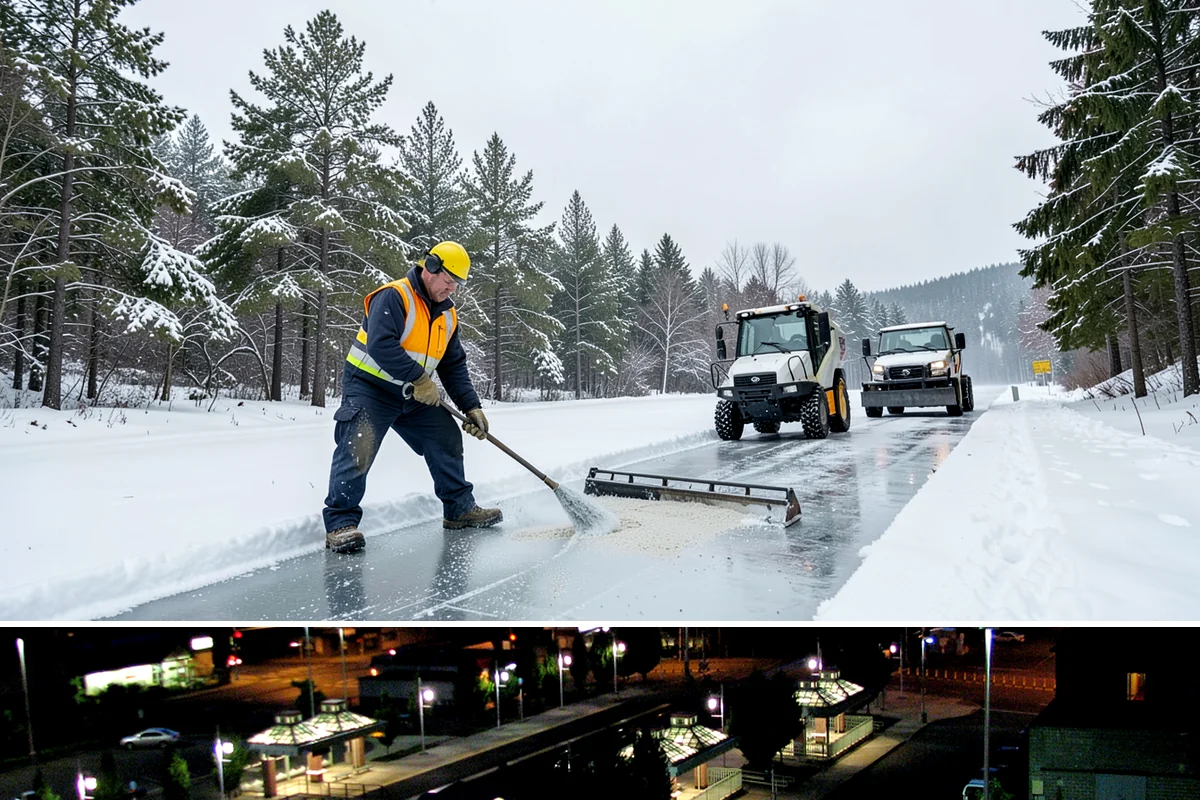 Crosswalk Clearing in Auburn, King County, WA - Include crosswalk clearing with every plow visit during lowland snow events, generally December through February.
