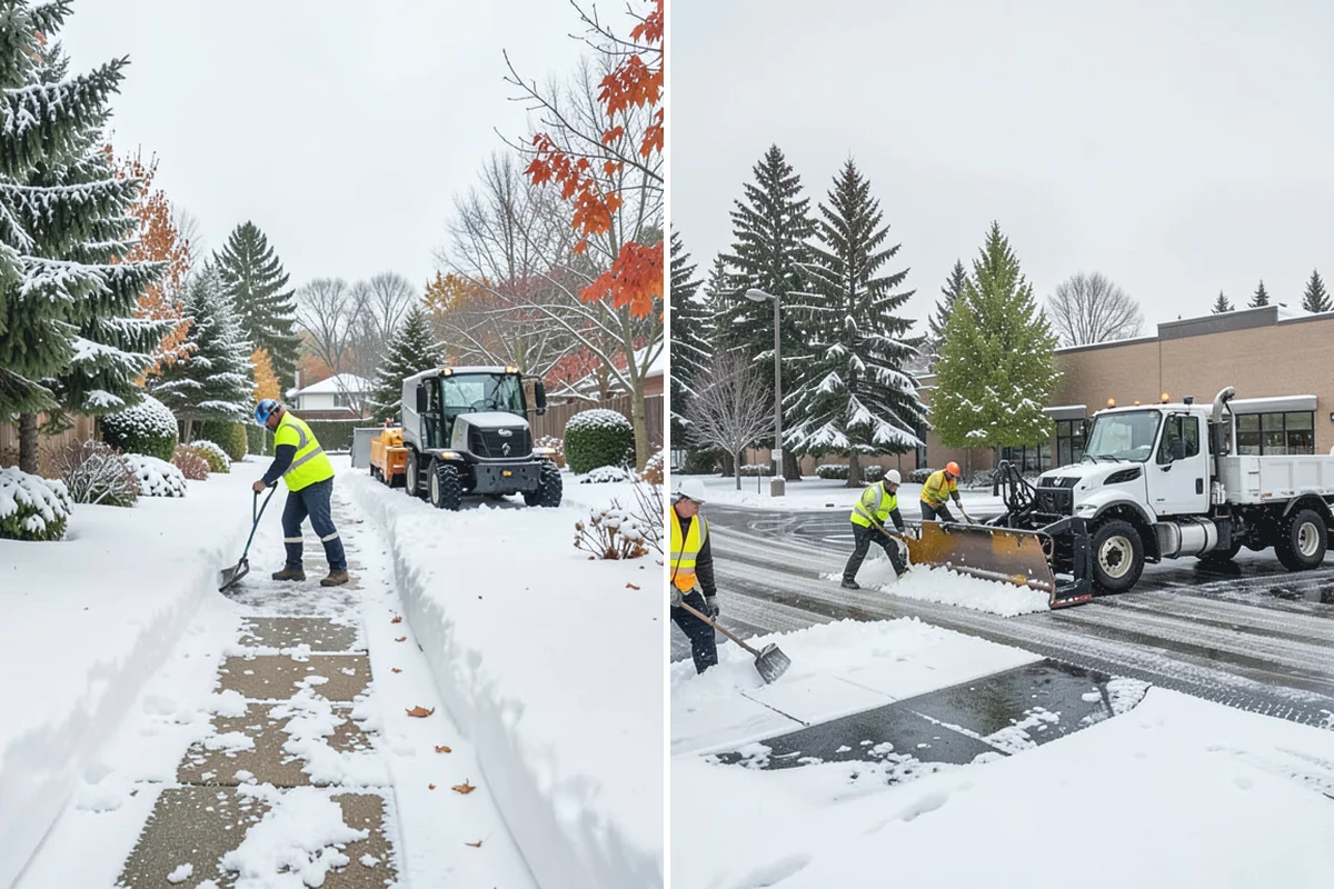 Crosswalk Clearing in Bonney Lake, Pierce County, WA - Clear the crossing surface down to the pavement