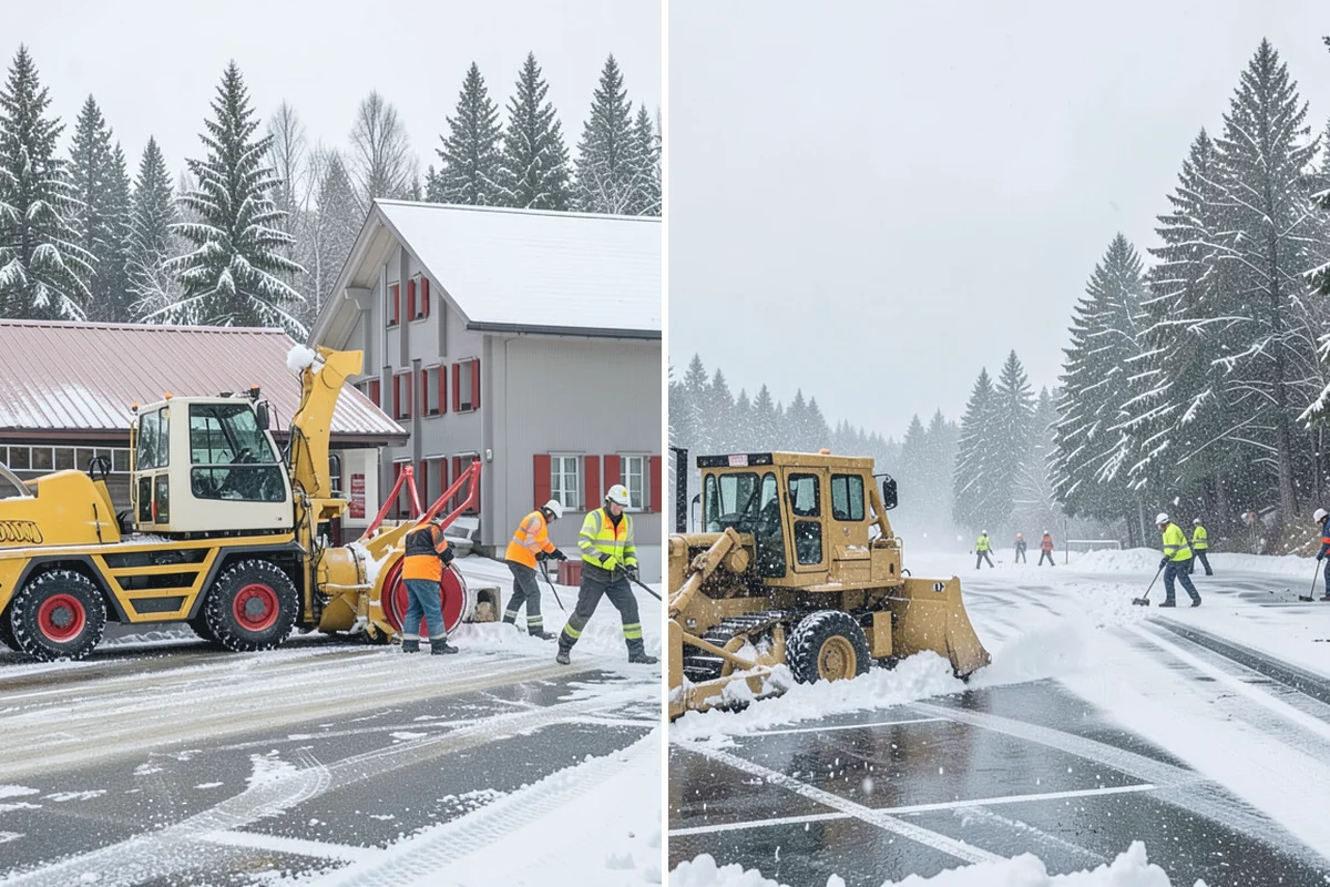 Crosswalk Clearing in Buckley, Pierce County, WA - Clear the crossing surface down to the pavement