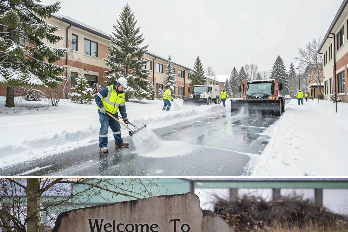 Crosswalk Clearing in Buckley, Pierce County, WA - Include crosswalk clearing with every plow visit during lowland snow events, generally December through February.