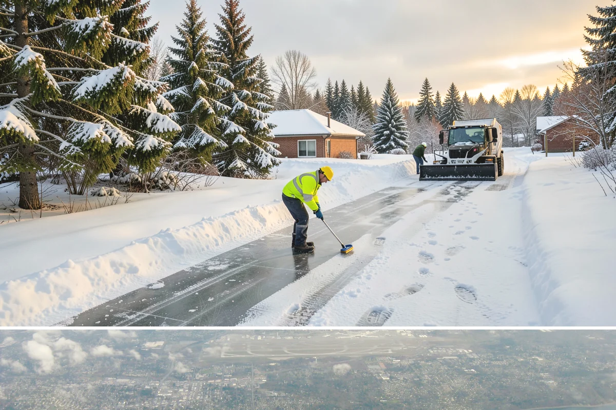 Crosswalk Clearing in Burien, King County, WA - Include crosswalk clearing with every plow visit during lowland snow events, generally December through February.