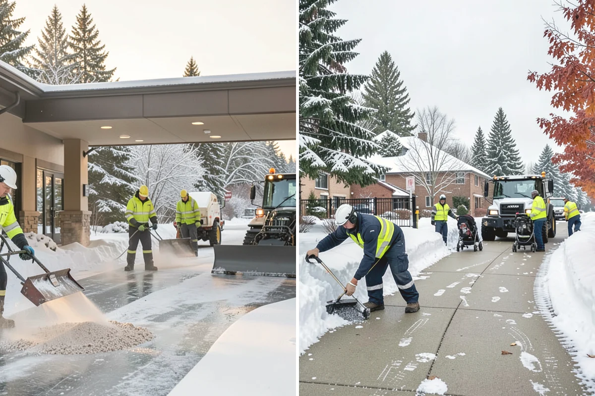 Crosswalk Clearing in Burlington, Skagit County, WA - Clear the crossing surface down to the pavement