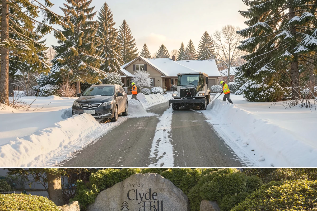 Crosswalk Clearing in Clyde Hill, King County, WA - Include crosswalk clearing with every plow visit during lowland snow events, generally December through February.