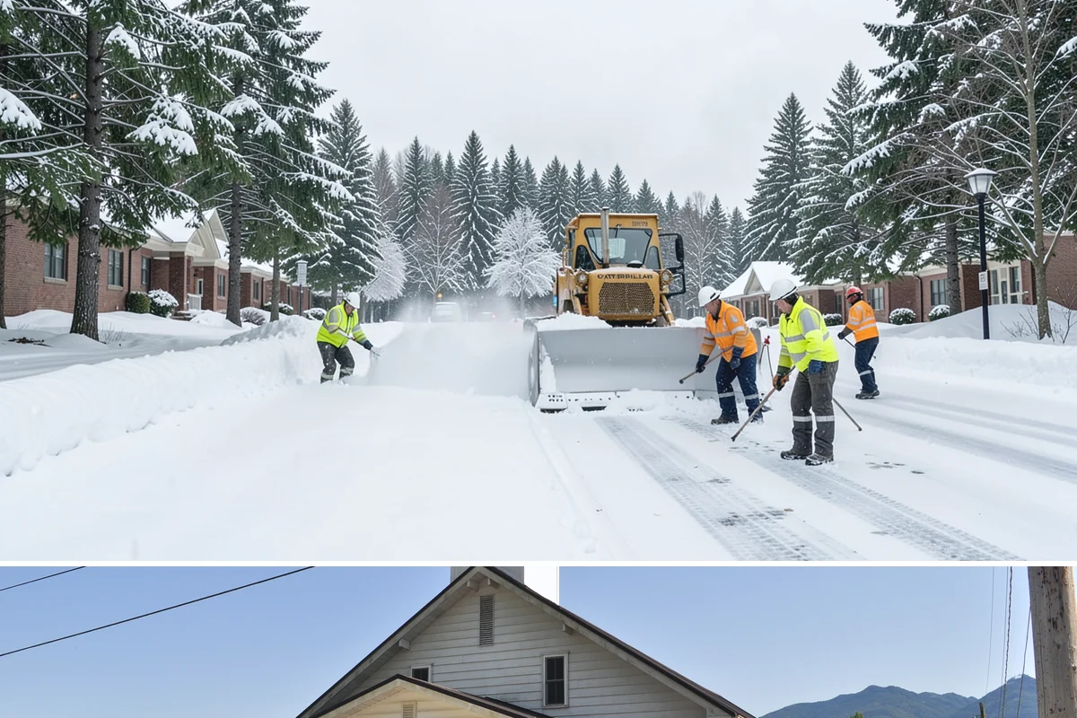 Crosswalk Clearing in Concrete, Skagit County, WA - Include crosswalk clearing with every plow visit during lowland snow events, generally December through February.