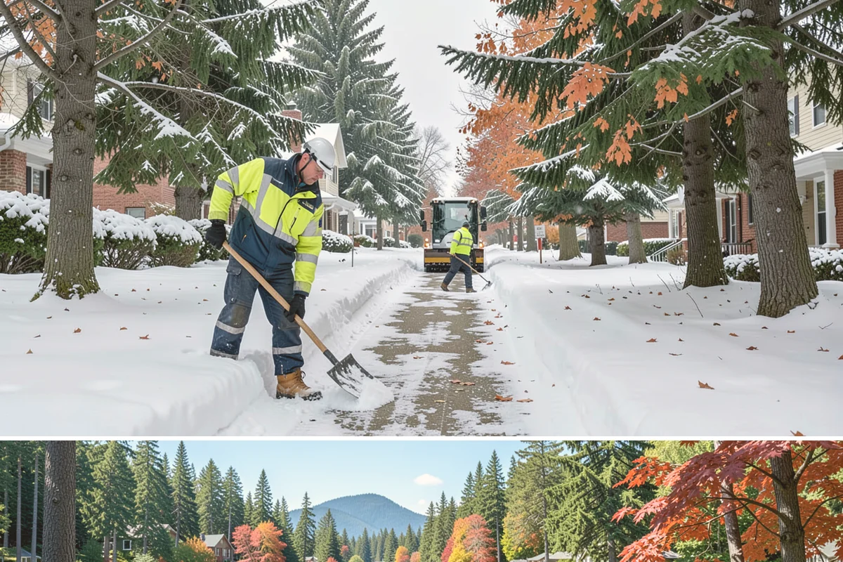 Crosswalk Clearing in Covington, King County, WA - Include crosswalk clearing with every plow visit during lowland snow events, generally December through February.