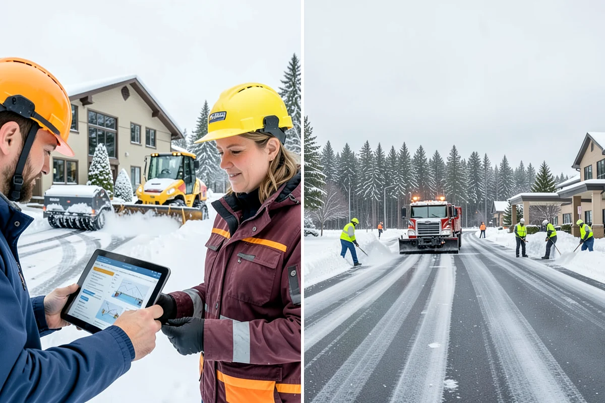 Crosswalk Clearing in DuPont, Pierce County, WA - Clear the crossing surface down to the pavement