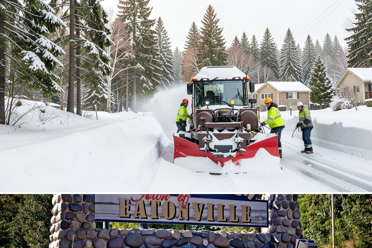 Crosswalk Clearing in Eatonville, Pierce County, WA - Include crosswalk clearing with every plow visit during lowland snow events, generally December through February.