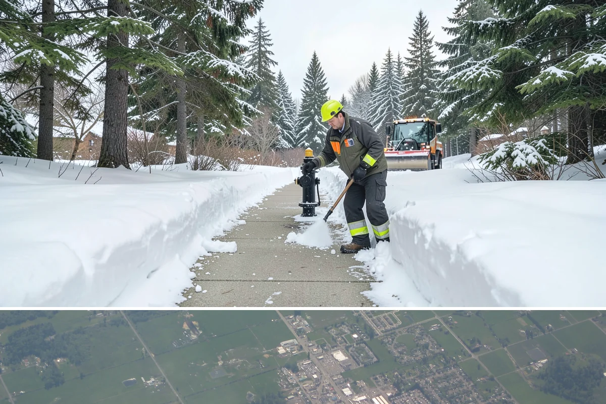 Crosswalk Clearing in Enumclaw, King County, WA - Include crosswalk clearing with every plow visit during lowland snow events, generally December through February.