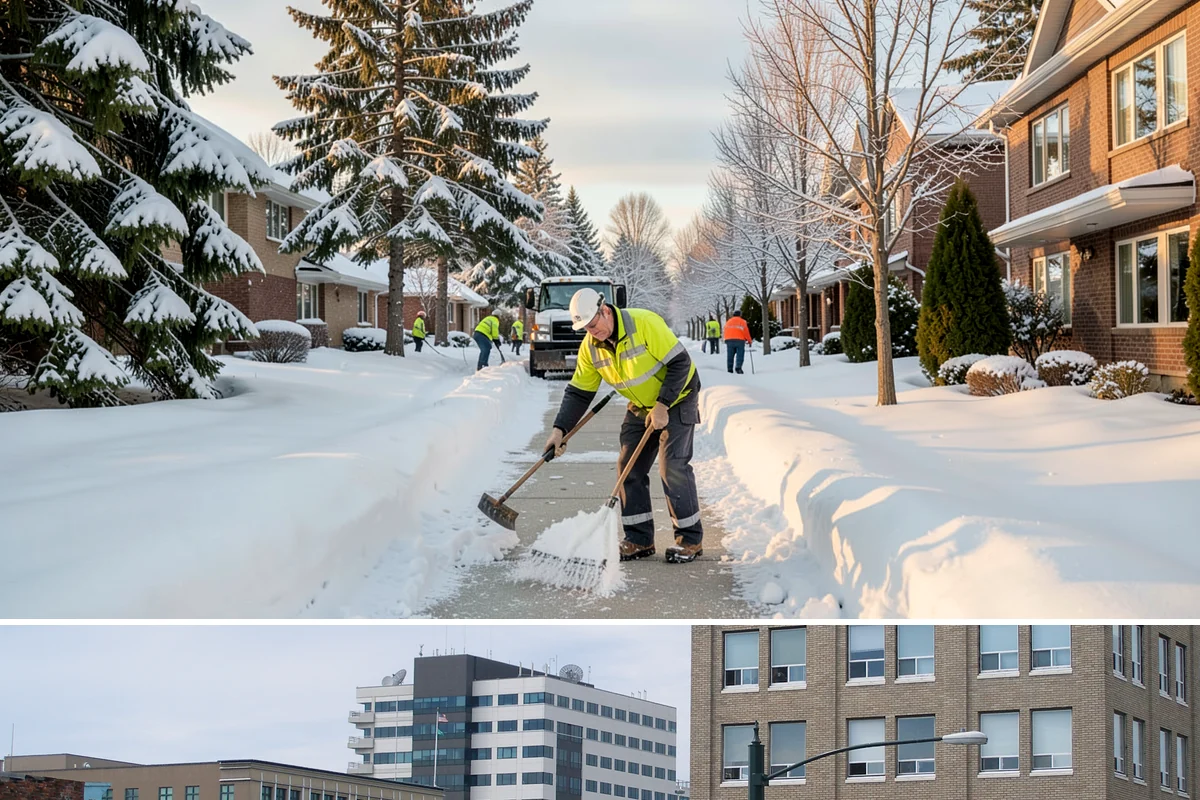 Crosswalk Clearing in Everett, Snohomish County, WA - Include crosswalk clearing with every plow visit during lowland snow events, generally December through February.