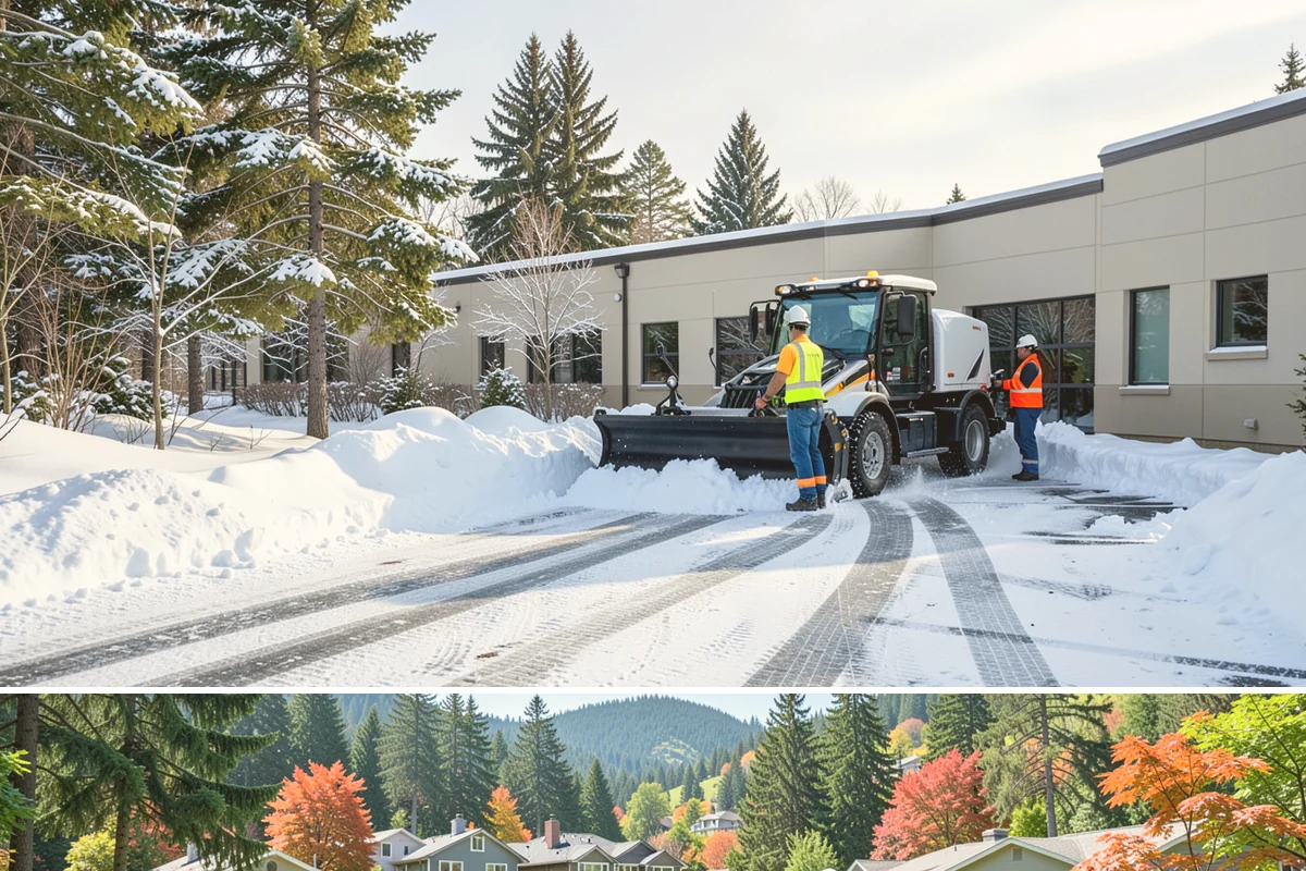 Crosswalk Clearing in Fircrest, Pierce County, WA - Include crosswalk clearing with every plow visit during lowland snow events, generally December through February.