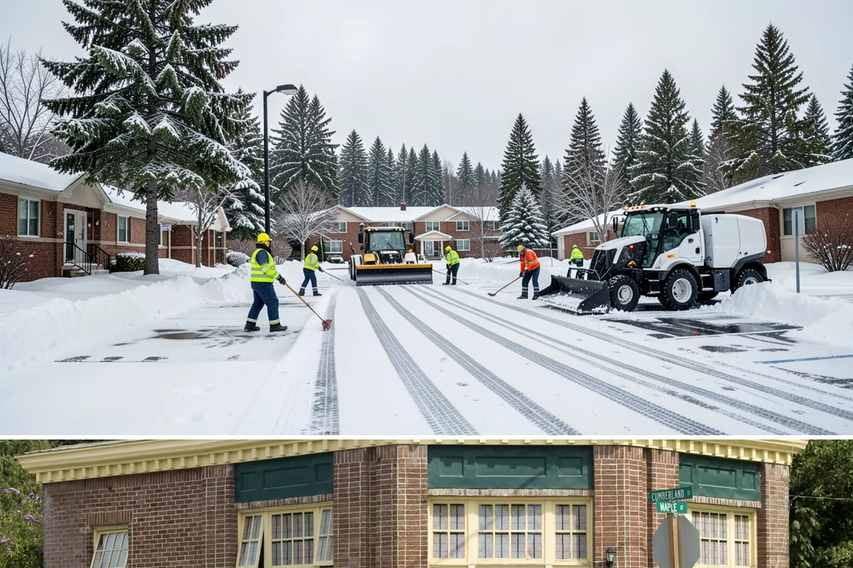 Crosswalk Clearing in Hamilton, Skagit County, WA - Include crosswalk clearing with every plow visit during lowland snow events, generally December through February.