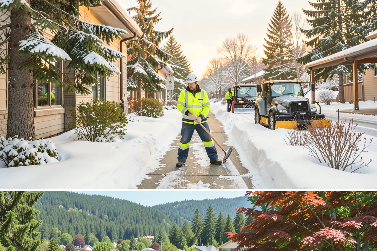 Crosswalk Clearing in Index, Snohomish County, WA - Include crosswalk clearing with every plow visit during lowland snow events, generally December through February.