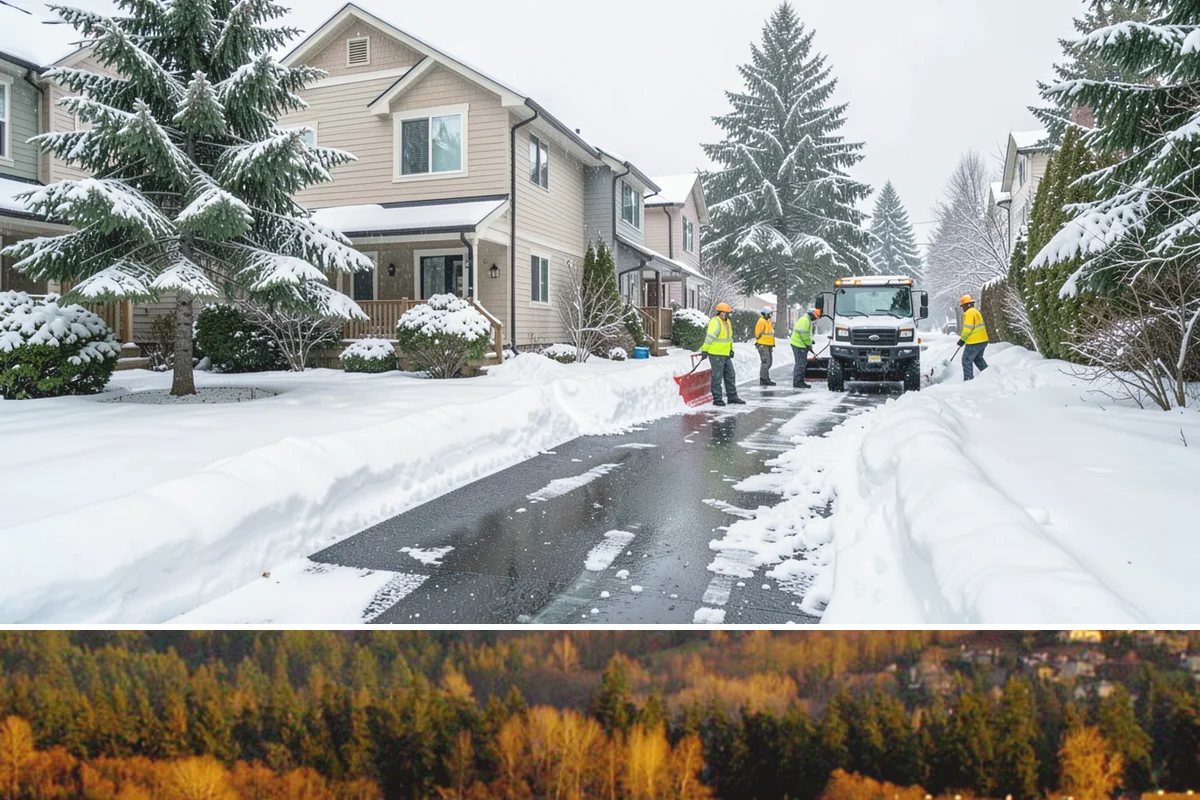 Crosswalk Clearing in Kenmore, King County, WA - Include crosswalk clearing with every plow visit during lowland snow events, generally December through February.