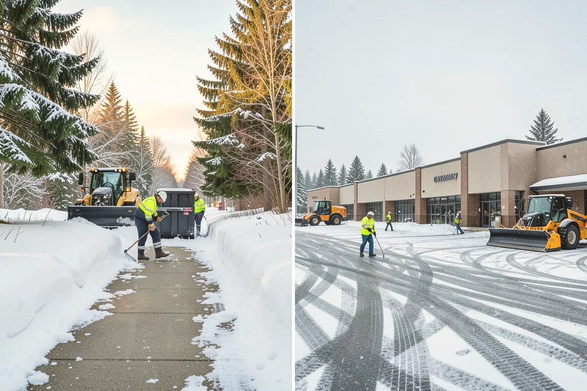 Crosswalk Clearing in Kirkland, King County, WA - Clear the crossing surface down to the pavement