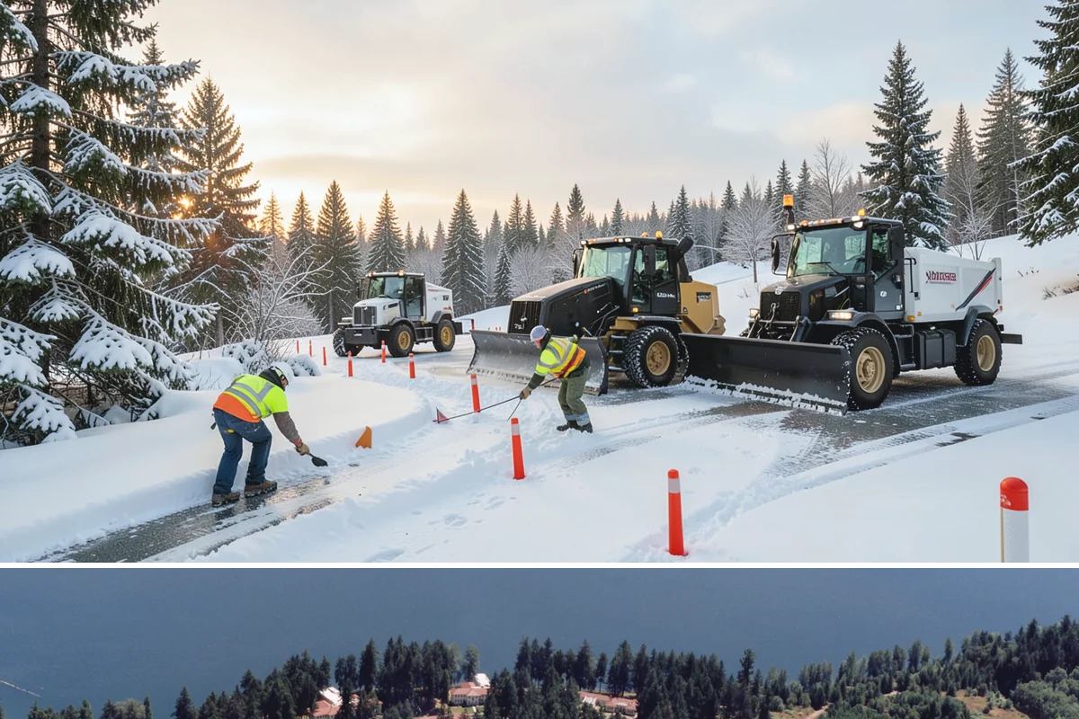 Crosswalk Clearing in Lakewood, Pierce County, WA - Include crosswalk clearing with every plow visit during lowland snow events, generally December through February.