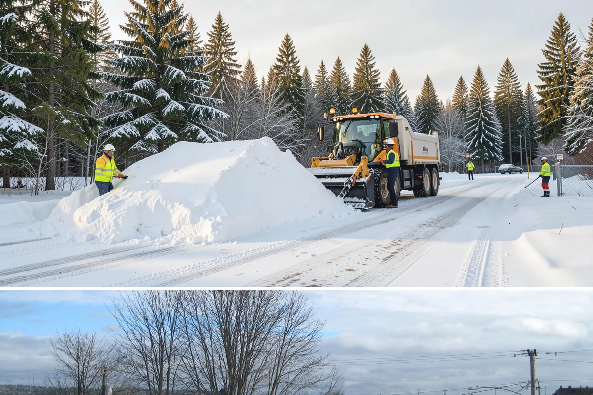 Crosswalk Clearing in Langley, Island County, WA - Include crosswalk clearing with every plow visit during lowland snow events, generally December through February.