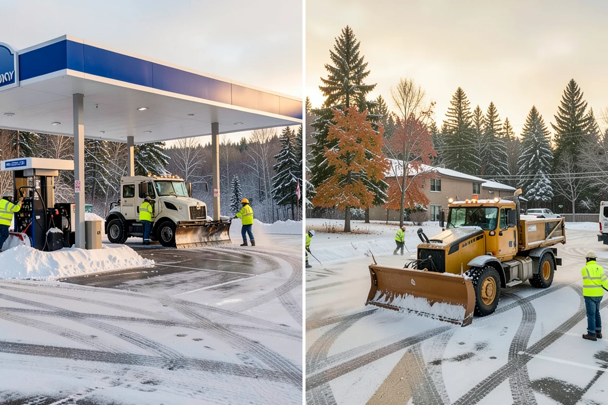 Crosswalk Clearing in Lyman, Skagit County, WA - Clear the crossing surface down to the pavement
