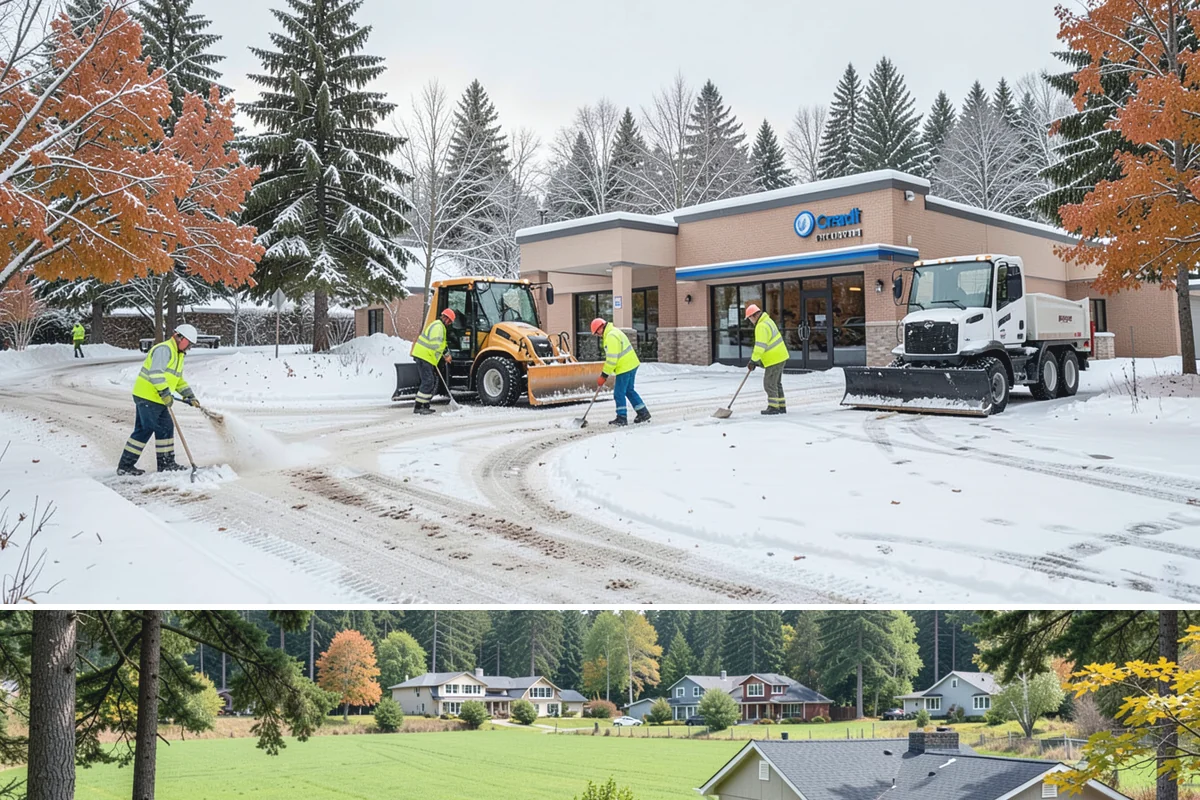 Crosswalk Clearing in Lyman, Skagit County, WA - Include crosswalk clearing with every plow visit during lowland snow events, generally December through February.