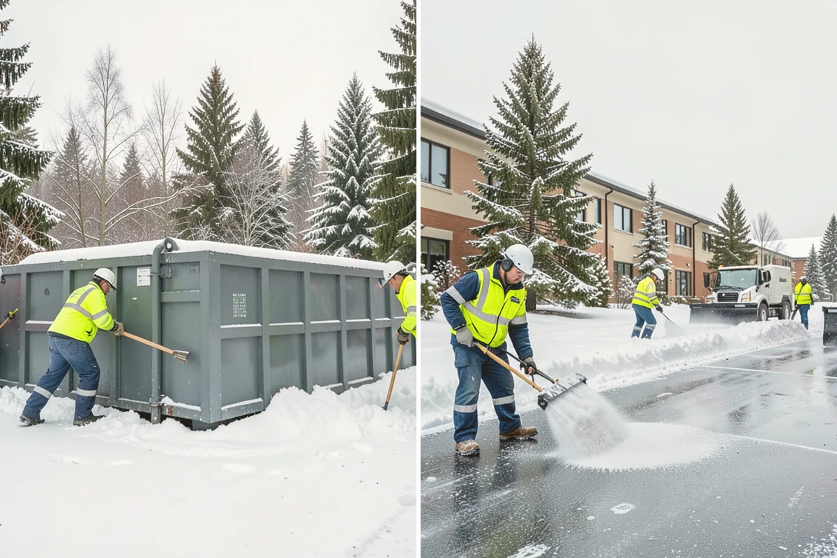 Crosswalk Clearing in Lynnwood, Snohomish County, WA - Clear the crossing surface down to the pavement