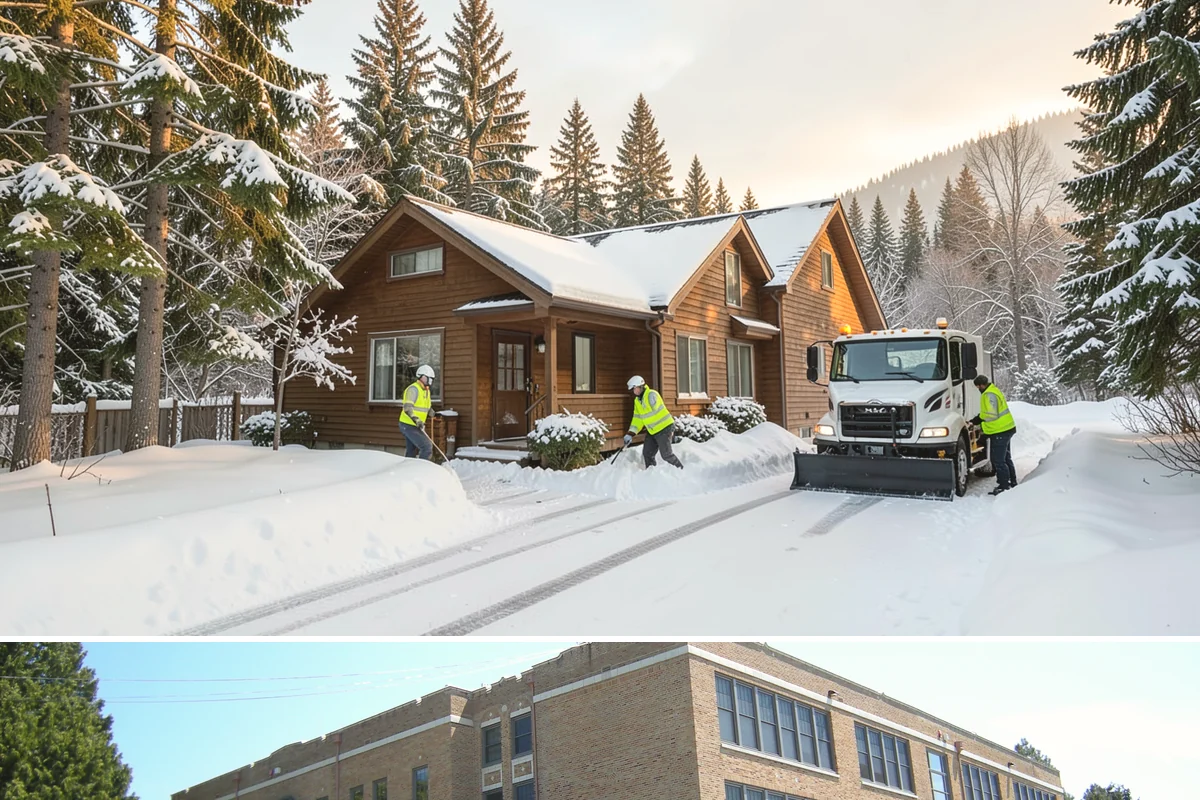Crosswalk Clearing in Maple Valley, King County, WA - Include crosswalk clearing with every plow visit during lowland snow events, generally December through February.