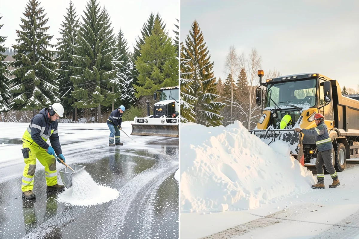 Crosswalk Clearing in Mill Creek, Snohomish County, WA - Clear the crossing surface down to the pavement