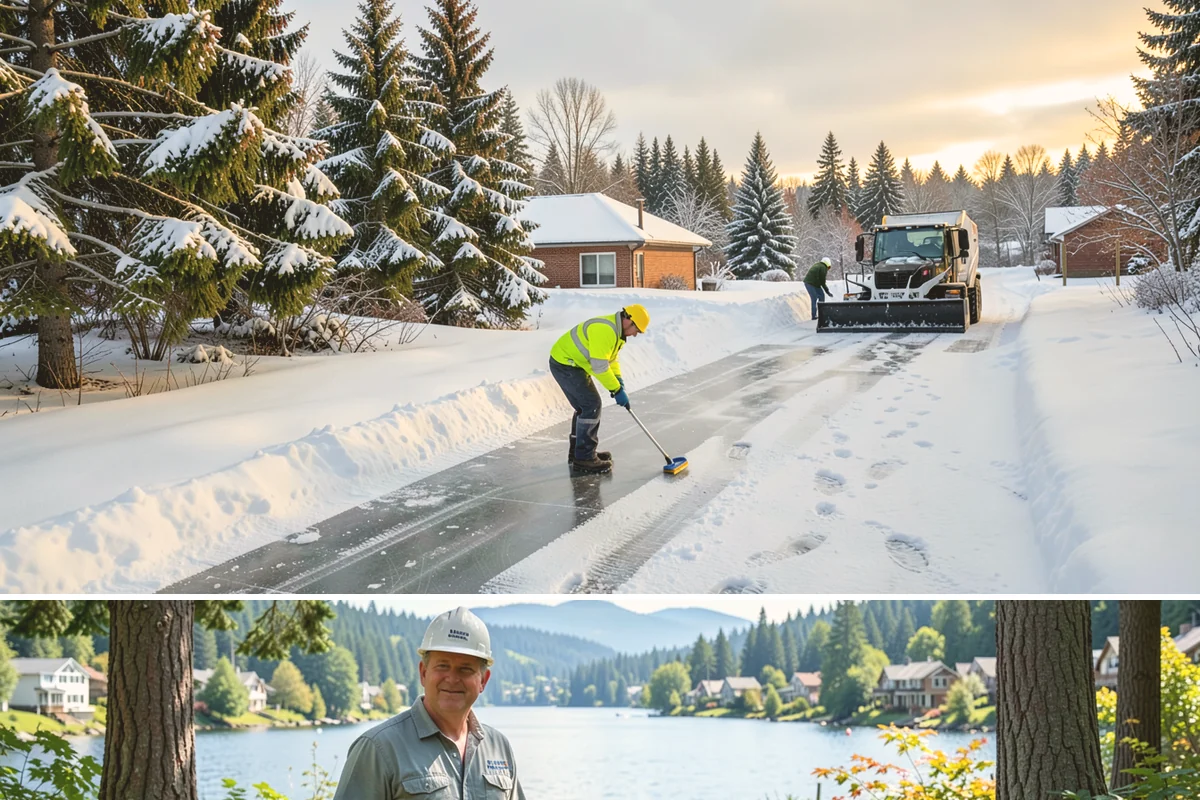 Crosswalk Clearing in Milton, King County, WA - Include crosswalk clearing with every plow visit during lowland snow events, generally December through February.