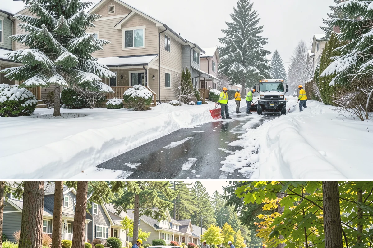 Crosswalk Clearing in Normandy Park, King County, WA - Include crosswalk clearing with every plow visit during lowland snow events, generally December through February.