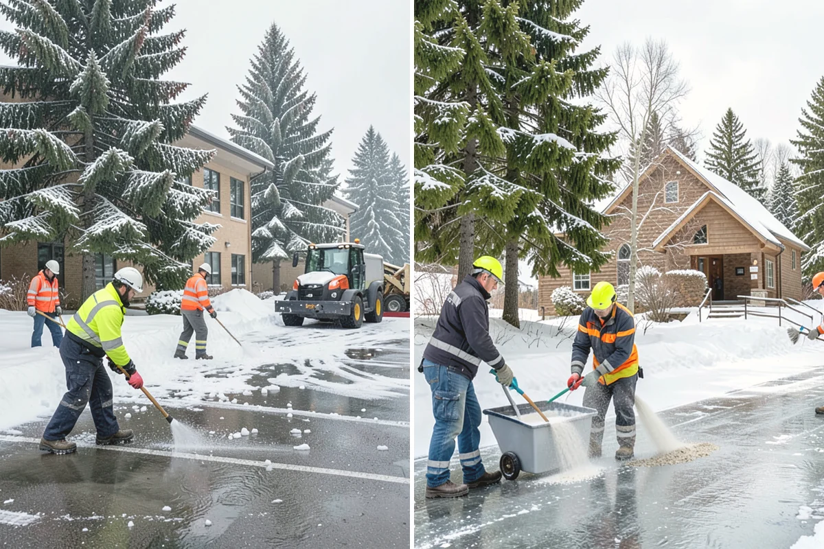 Crosswalk Clearing in North Bend, King County, WA - Clear the crossing surface down to the pavement