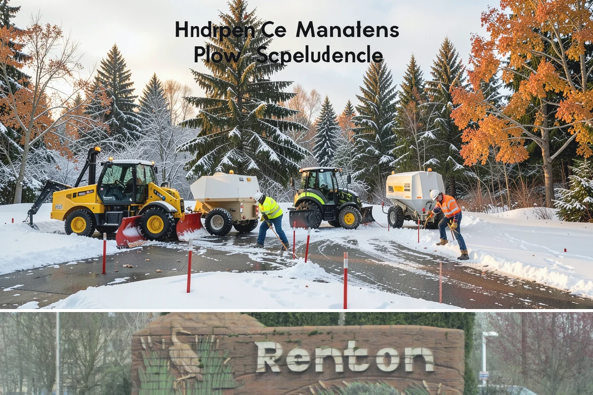 Crosswalk Clearing in Renton, King County, WA - Include crosswalk clearing with every plow visit during lowland snow events, generally December through February.