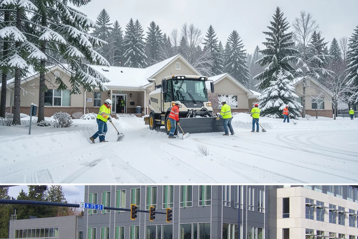 Crosswalk Clearing in Shoreline, King County, WA - Include crosswalk clearing with every plow visit during lowland snow events, generally December through February.