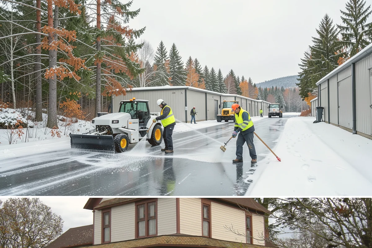 Crosswalk Clearing in Sumner, Pierce County, WA - Include crosswalk clearing with every plow visit during lowland snow events, generally December through February.