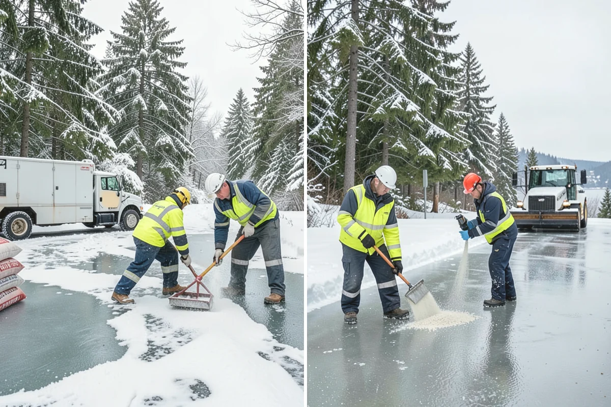 Crosswalk Clearing in University Place, Pierce County, WA - Clear the crossing surface down to the pavement