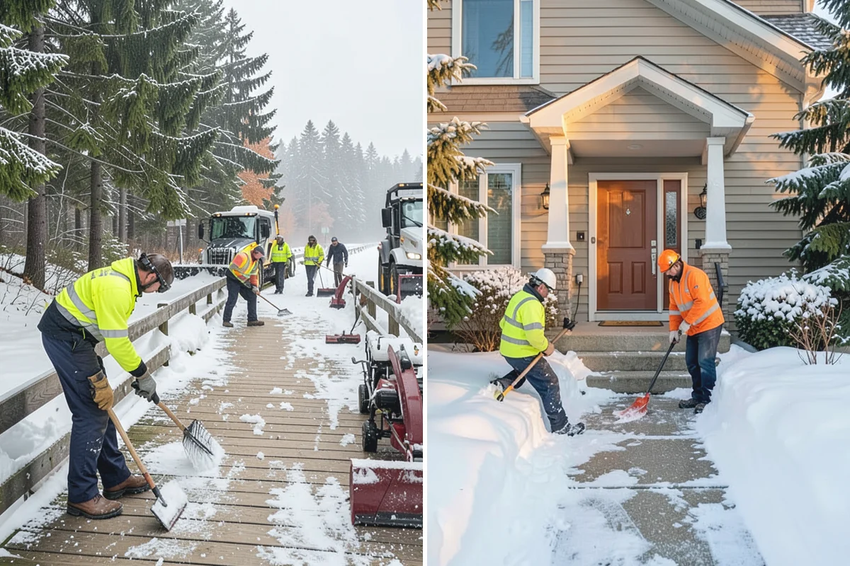 Crosswalk Clearing in Wilkeson, Pierce County, WA - Clear the crossing surface down to the pavement