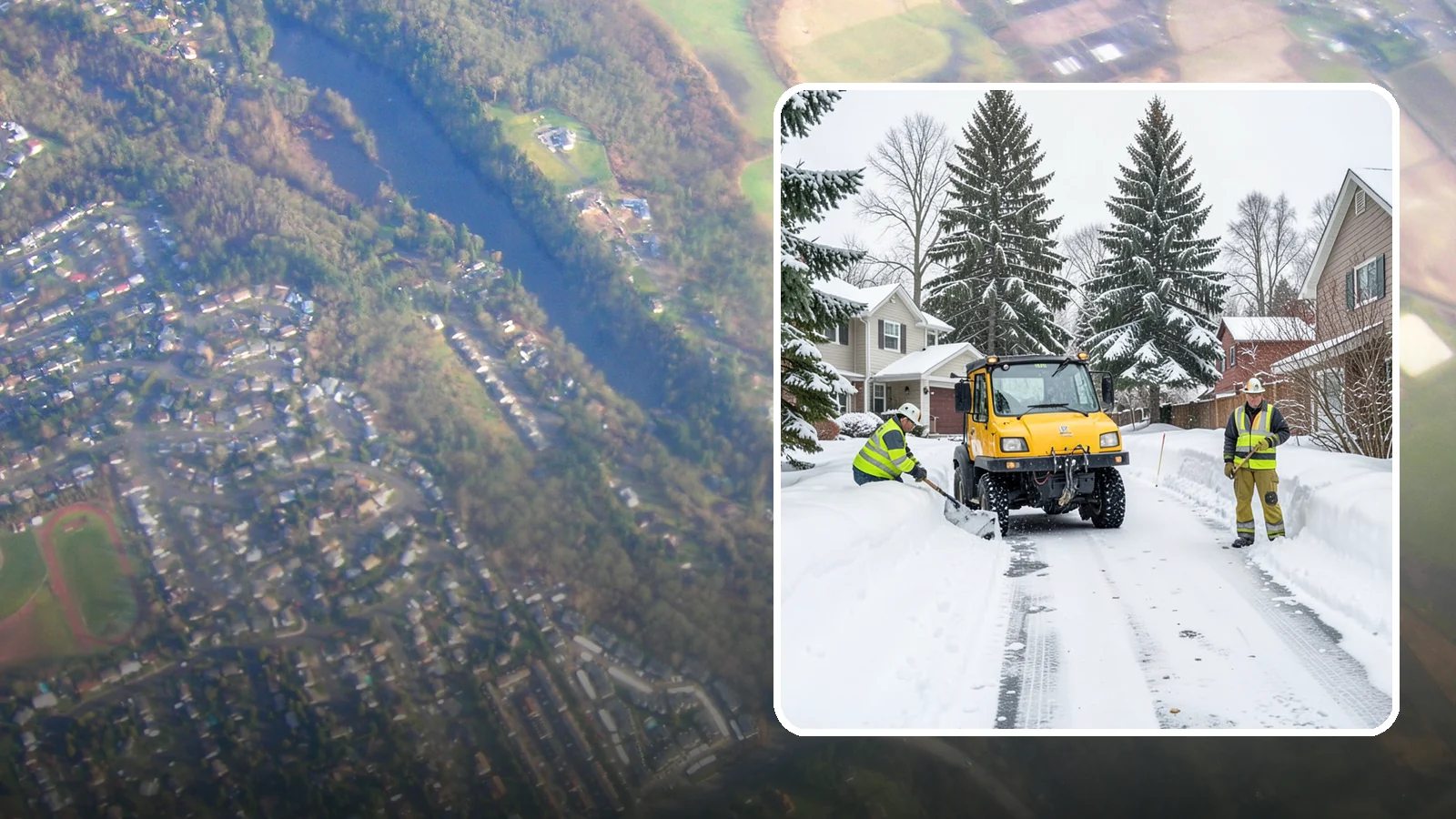 Cul-de-Sac Snow Removal in Algona, King County, WA - Plowing of cul-de-sacs and turnarounds that city crews often skip, keeping neighborhood traffic moving.