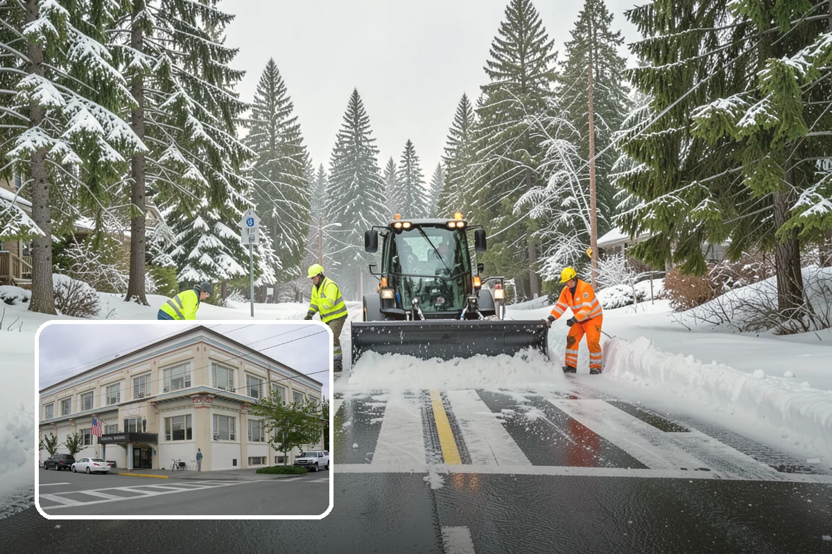 Cul-de-Sac Snow Removal in Anacortes, Skagit County, WA - Clears turnarounds that public plows commonly bypass