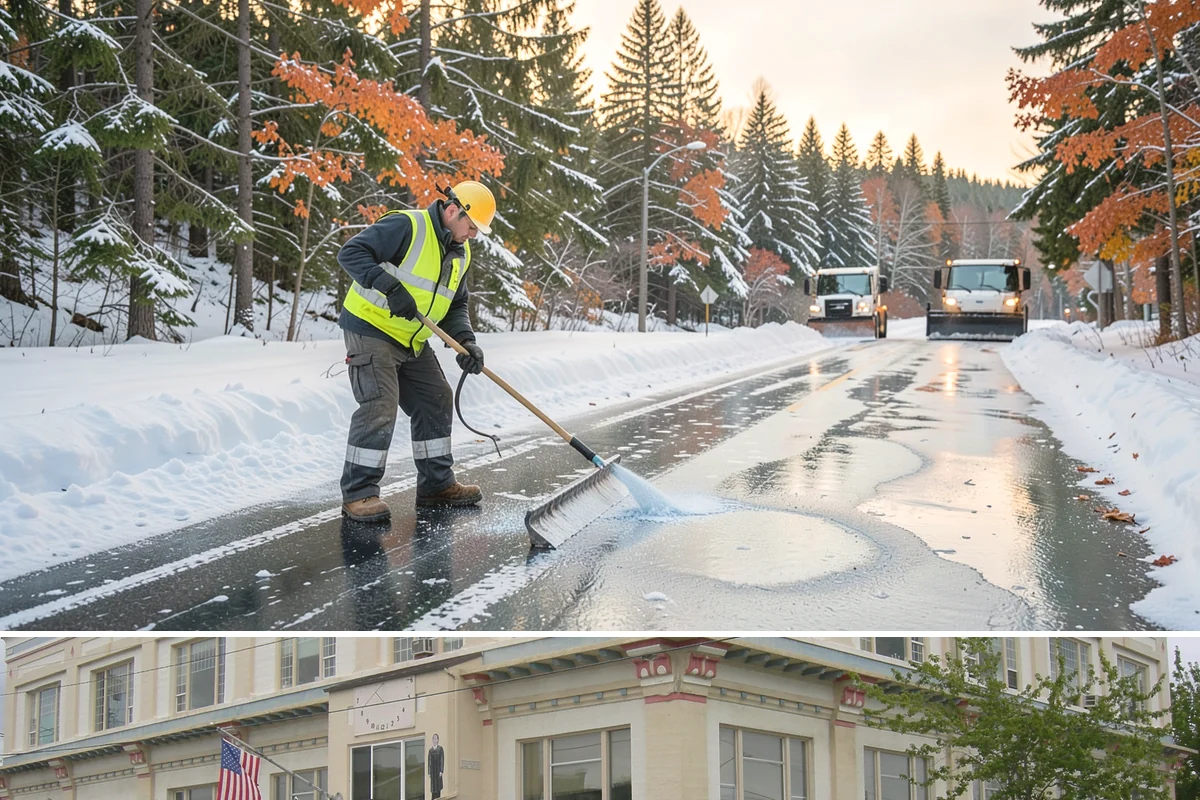 Cul-de-Sac Snow Removal in Anacortes, Skagit County, WA - Arrange neighborhood or HOA cul-de-sac coverage before the arctic outflow events that hit the lowlands in midwinter.