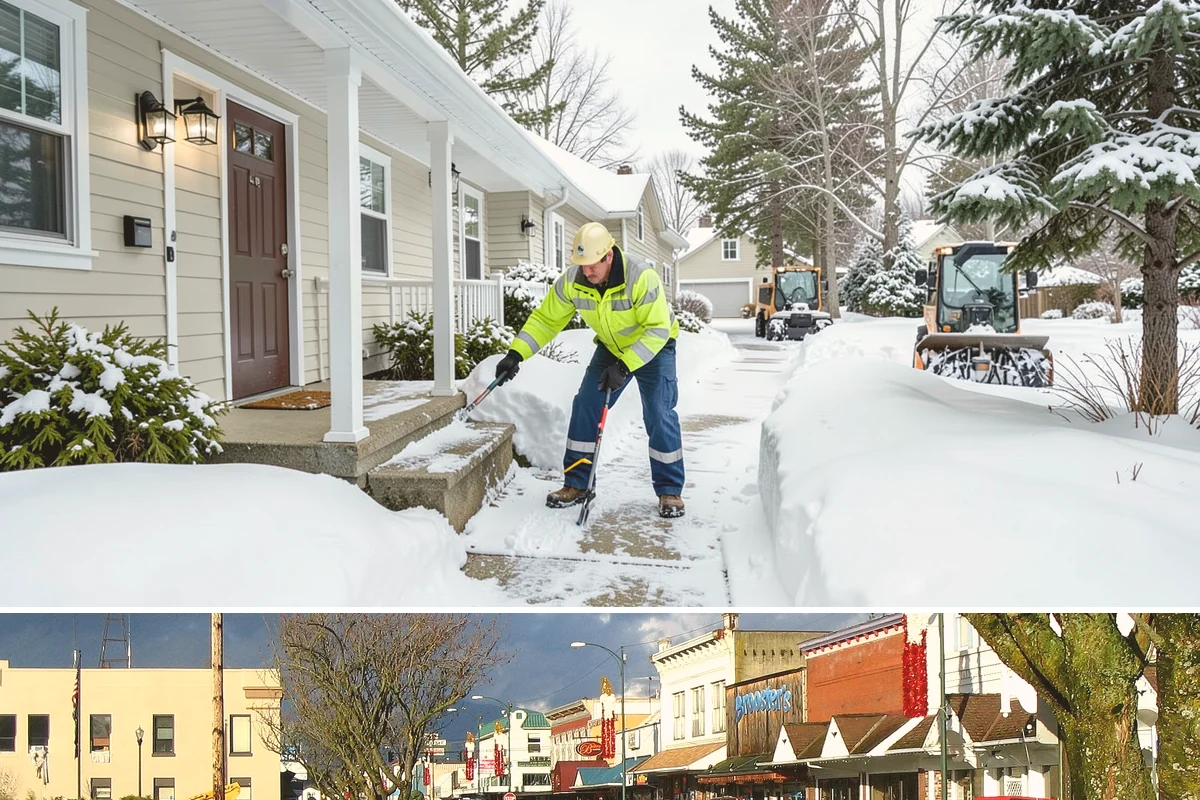 Cul-de-Sac Snow Removal in Arlington, Snohomish County, WA - Arrange neighborhood or HOA cul-de-sac coverage before the arctic outflow events that hit the lowlands in midwinter.