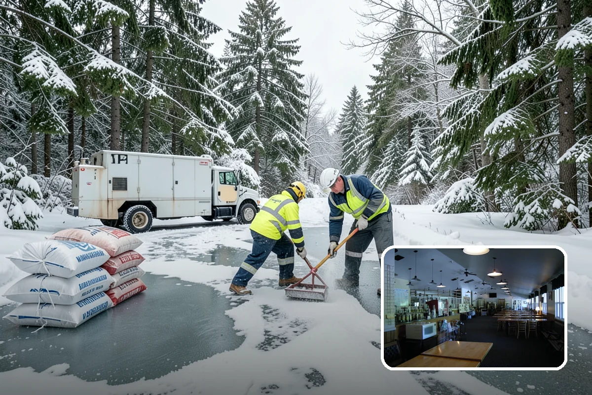 Cul-de-Sac Snow Removal in Black Diamond, King County, WA - Clears turnarounds that public plows commonly bypass