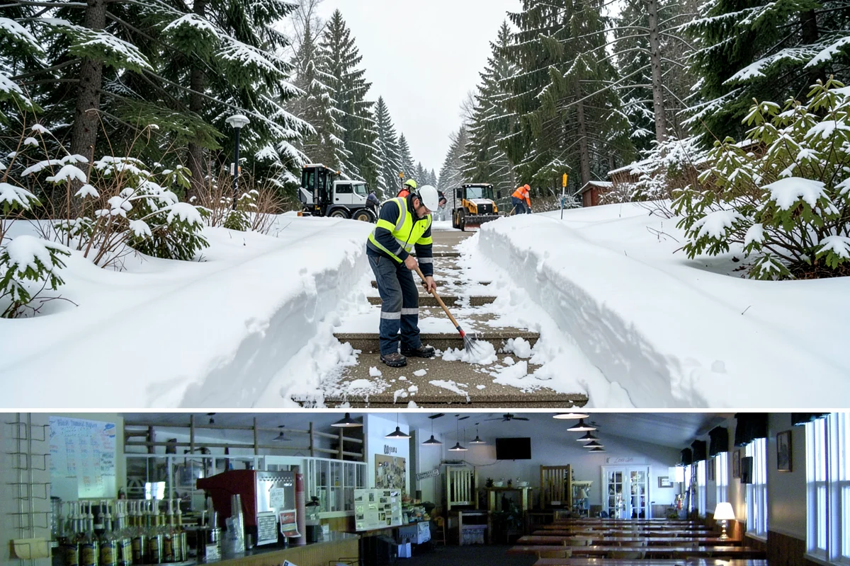 Cul-de-Sac Snow Removal in Black Diamond, King County, WA - Arrange neighborhood or HOA cul-de-sac coverage before the arctic outflow events that hit the lowlands in midwinter.