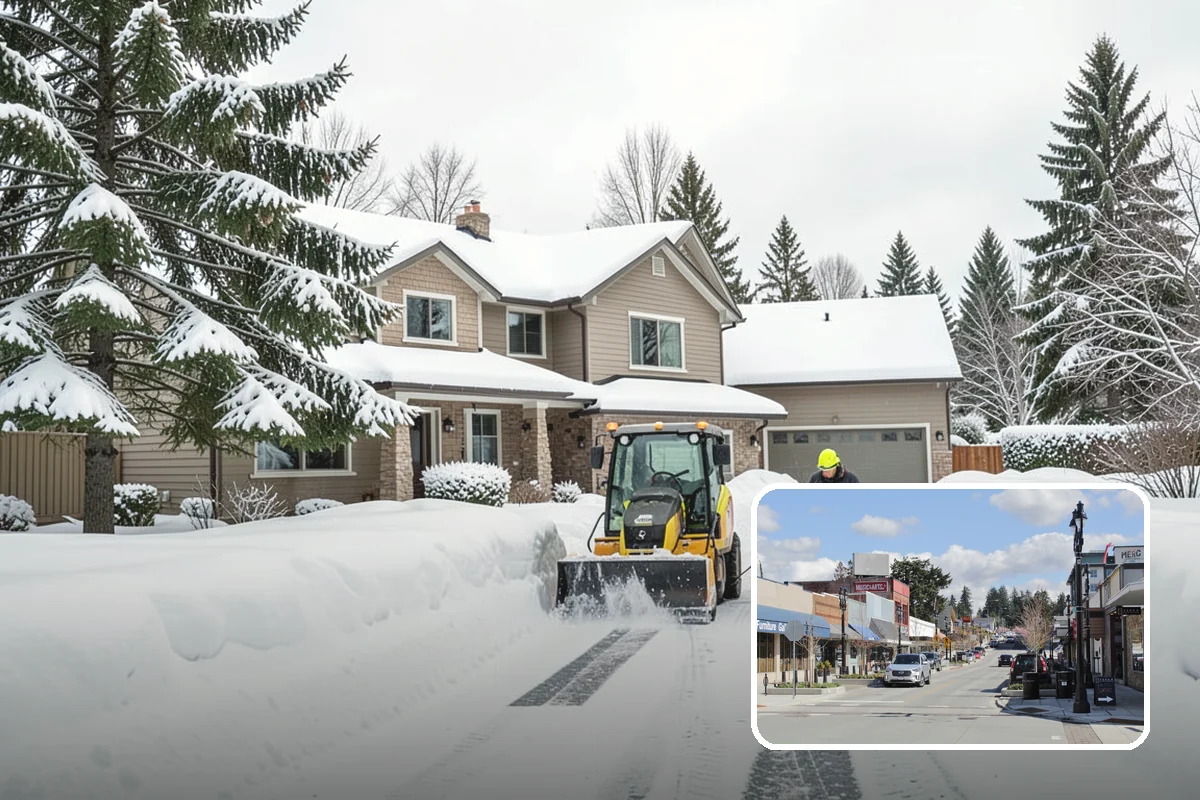 Cul-de-Sac Snow Removal in Bothell, King County, WA - Clears turnarounds that public plows commonly bypass