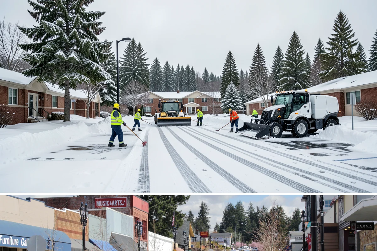 Cul-de-Sac Snow Removal in Bothell, King County, WA - Arrange neighborhood or HOA cul-de-sac coverage before the arctic outflow events that hit the lowlands in midwinter.