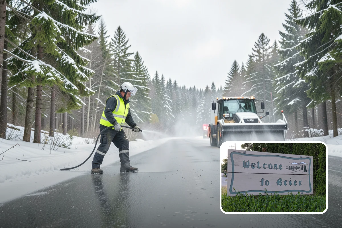 Cul-de-Sac Snow Removal in Brier, Snohomish County, WA - Clears turnarounds that public plows commonly bypass