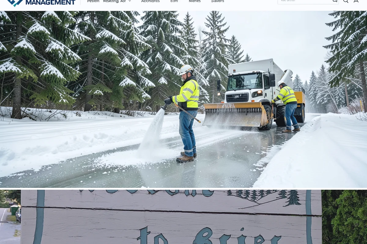 Cul-de-Sac Snow Removal in Brier, Snohomish County, WA - Arrange neighborhood or HOA cul-de-sac coverage before the arctic outflow events that hit the lowlands in midwinter.