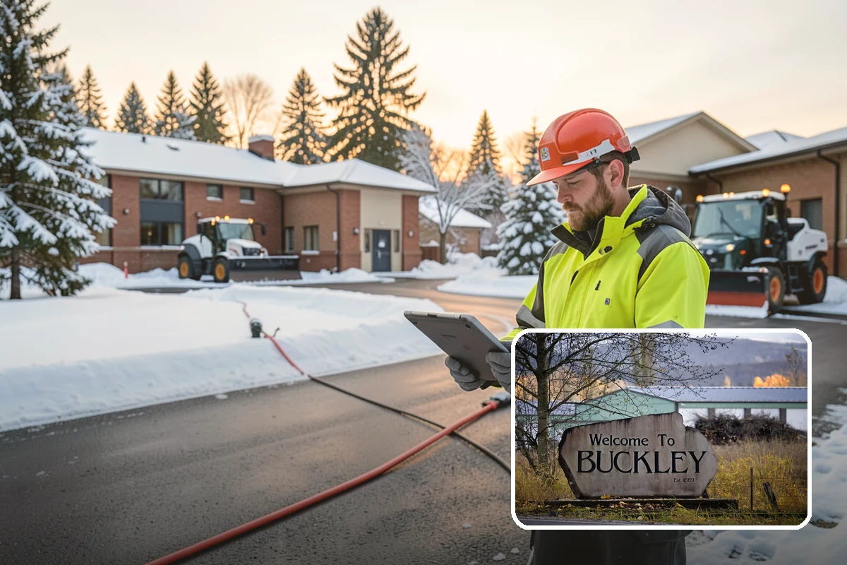 Cul-de-Sac Snow Removal in Buckley, Pierce County, WA - Clears turnarounds that public plows commonly bypass