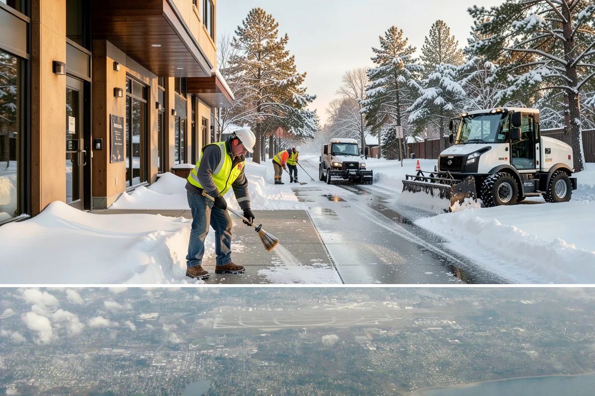 Cul-de-Sac Snow Removal in Burien, King County, WA - Arrange neighborhood or HOA cul-de-sac coverage before the arctic outflow events that hit the lowlands in midwinter.